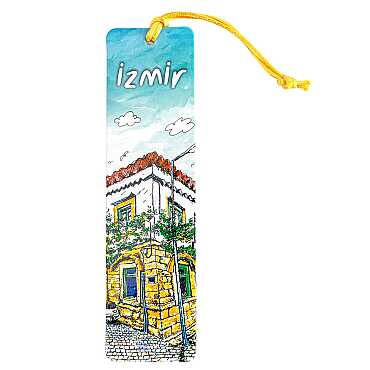 İzmir Temalı İPLİ KİTAP AYRACI - Myros