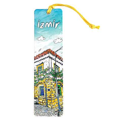 İzmir Temalı İPLİ KİTAP AYRACI - 1