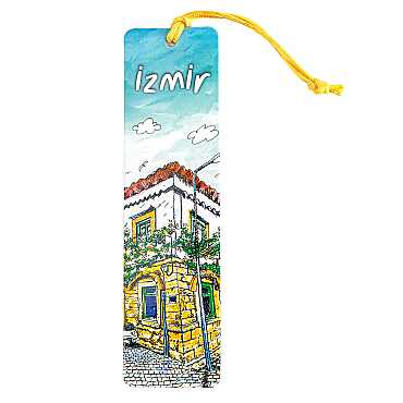 İzmir Temalı İPLİ KİTAP AYRACI - 4