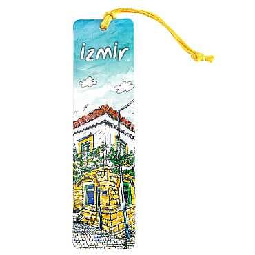 İzmir Temalı İPLİ KİTAP AYRACI