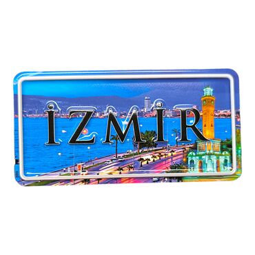 Toptan İzmir Temalı Kabartmalı Pvc Baskı Magnet - Thumbnail