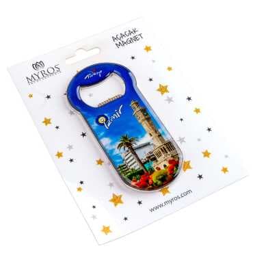 İzmir Temalı Kartonetli Açacak Magnet