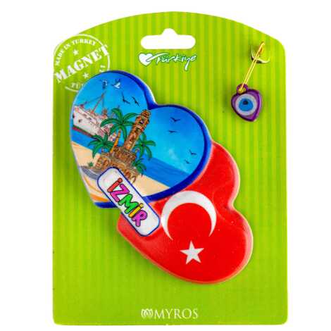 İzmir Temalı Kartonetli Uv Polyester Magnet - 3