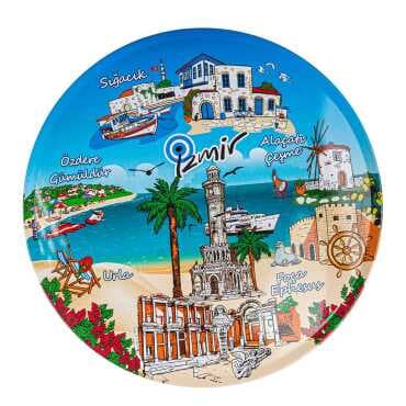 Izmir Themed Metal Trivet