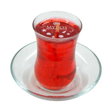 Izmir Themed Glass Transparent Gel Candle - Standart - 2