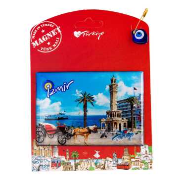 İzmir Temalı Myros Kartonetli Magnet - 4