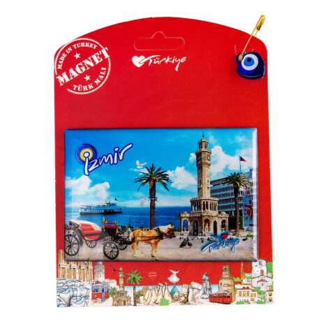 İzmir Temalı Myros Kartonetli Magnet - 4