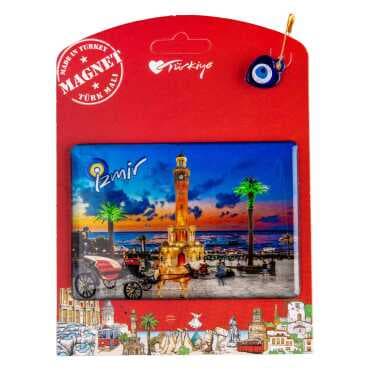İzmir Temalı Myros Kartonetli Magnet