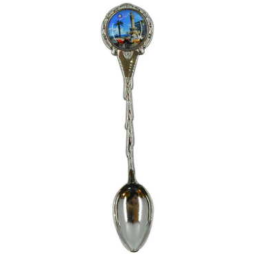 Izmir Themed Collectible Souvenir Metal Tea Spon With Giftbox 25x130 mm - 3