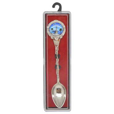 Izmir Themed Collectible Souvenir Metal Tea Spon With Giftbox 25x130 mm - 7