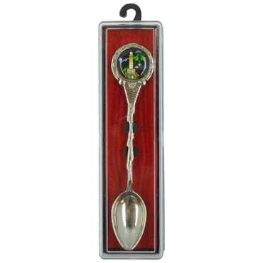 Izmir Themed Collectible Souvenir Metal Tea Spon With Giftbox 25x130 mm - 9
