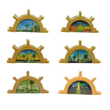 Izmir Themed Anchor Shaped Ceramic Napkin Holder - 4