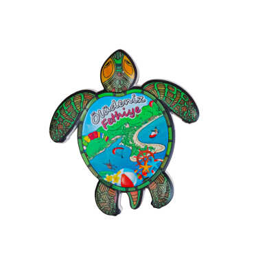 Fethiye Temalı Myros Yöresel Polyester Magnet - 7
