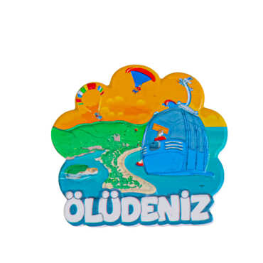 Fethiye Temalı Myros Yöresel Polyester Magnet - 5