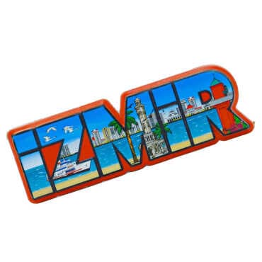 İzmir Themed Myros Local Polyester Refrigerator Magnet - 2