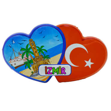 İzmir Themed Myros Local Polyester Refrigerator Magnet - 6