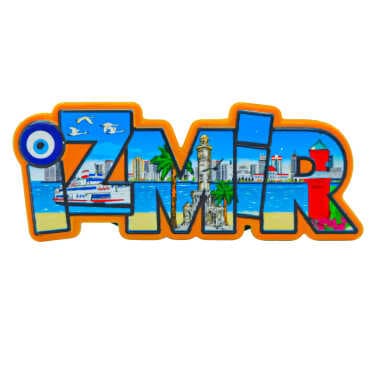 İzmir Themed Myros Local Polyester Refrigerator Magnet - 9