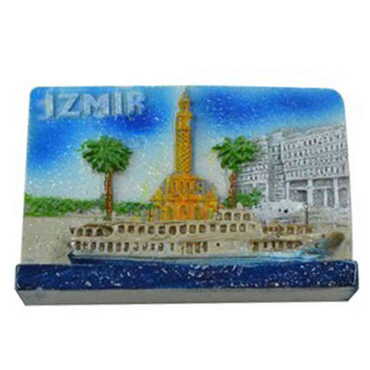 Toptan İzmir Temalı Polyester Magnet - Thumbnail