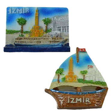 Toptan İzmir Temalı Polyester Magnet - 2