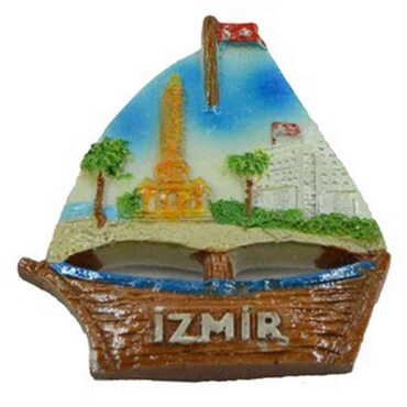 Toptan İzmir Temalı Polyester Magnet - 3