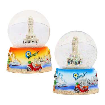 Izmir Themed Polyester Refrigerator Magnet 45 mm - 4