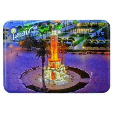 Toptan İzmir Temalı Uv Baskılı Magnet 80x50 mm - 4
