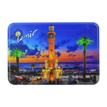 Toptan İzmir Temalı Uv Baskılı Magnet 80x50 mm - 6