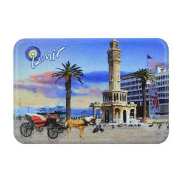 Toptan İzmir Temalı Uv Baskılı Magnet 80x50 mm - 7