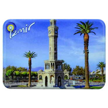 Toptan İzmir Temalı Uv Baskılı Magnet 80x50 mm - 9