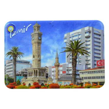 Toptan İzmir Temalı Uv Baskılı Magnet 80x50 mm - 10