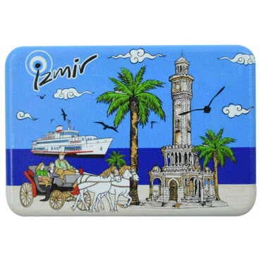 Toptan İzmir Temalı Uv Baskılı Magnet 80x50 mm - 17