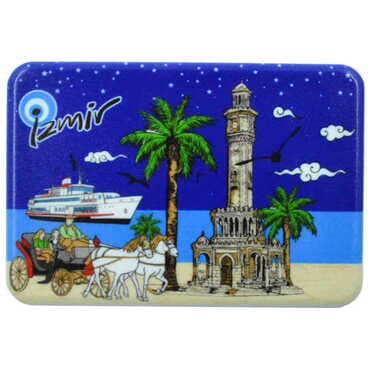 Toptan İzmir Temalı Uv Baskılı Magnet 80x50 mm - 18