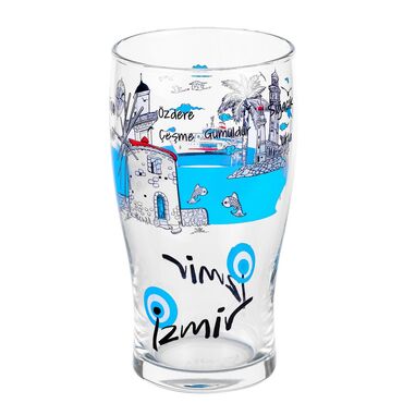 Izmir Themed Beer Glass - Thumbnail