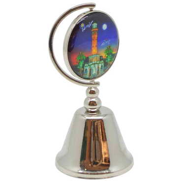 Myros - Izmir Themed Collectible Souvenir Metal Bell 44x90 mm