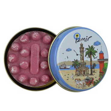 Izmir Themed Custom Print Metal Tin Soap Box - Thumbnail