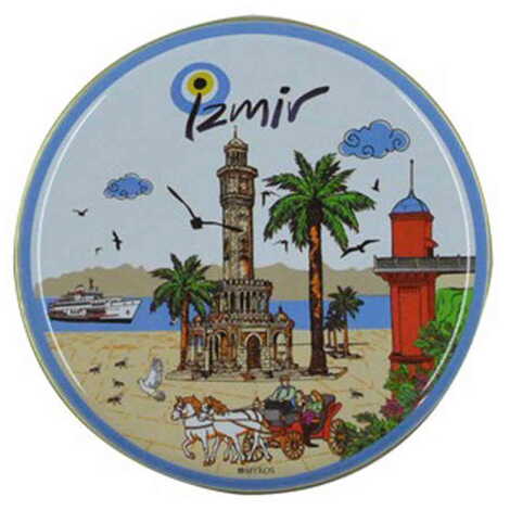 Izmir Themed Custom Print Metal Tin Soap Box