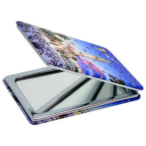 Izmir Themed Custom Printed Rectangle Pocket Mirror