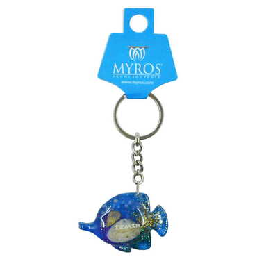 Izmir Themed Customised Transparent Polyester Keyring - Thumbnail