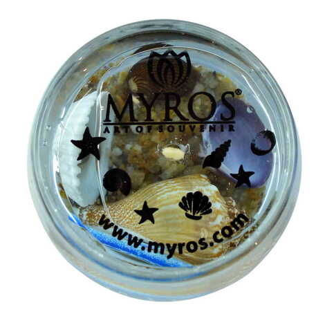 Izmir Themed Glass Transparent Gel Candle - 2