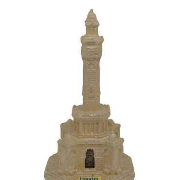 Izmir Themed Izmir Tower Themed Polyester Figurine - Thumbnail