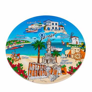 Izmir Themed Metal Trivet - 2