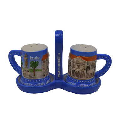 Myros - Izmir Themed Mug Shaped Salt and Pepper Shaker