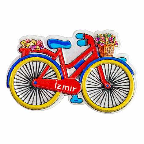 İzmir Themed Myros Local Polyester Refrigerator Magnet - 22
