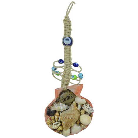 Izmir Themed Sea Shell Macrame Wall Hanging Decoration