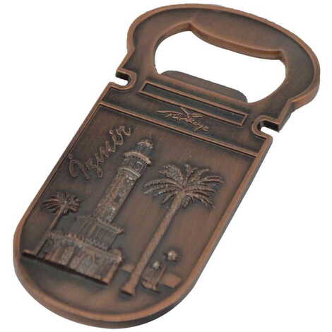 Izmir Themed Small Izmir Themed Metal Magnet Opener - 1