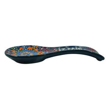 Izmir Themed Turkish Ceramic Relief Serie B Spoon Rest - Thumbnail