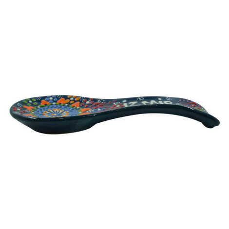 Izmir Themed Turkish Ceramic Relief Serie B Spoon Rest