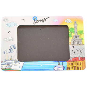 Myros - Izmir Themed Wooden UV Printed Desktop Photo Frame