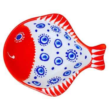 Embossed Evil Eye Fish Snack Bowl - 3