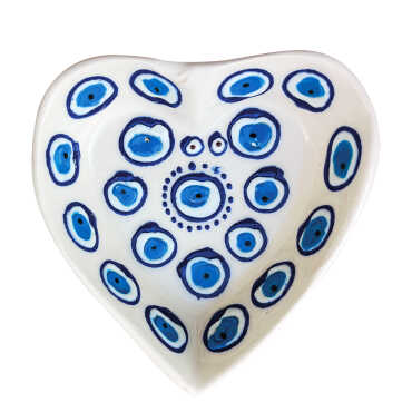 Embossed Nazar Heart Snack Bowl - Standart - 2